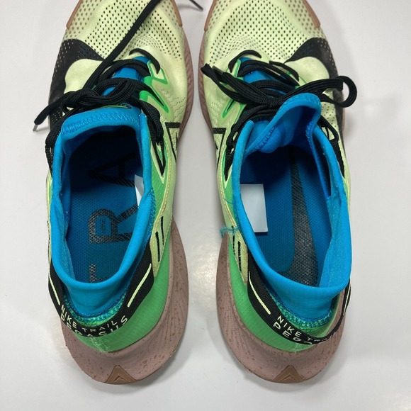 Nike Pegasus Trail 2 Sneakers Barely Volt/ Black Laser Blue CK4305-700 Men's 12 - Picture 12 of 14